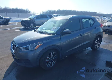 2019 Nissan Kicks Sv z USA, uszkodzony, nr VIN 3N1CP5CU3KL483304